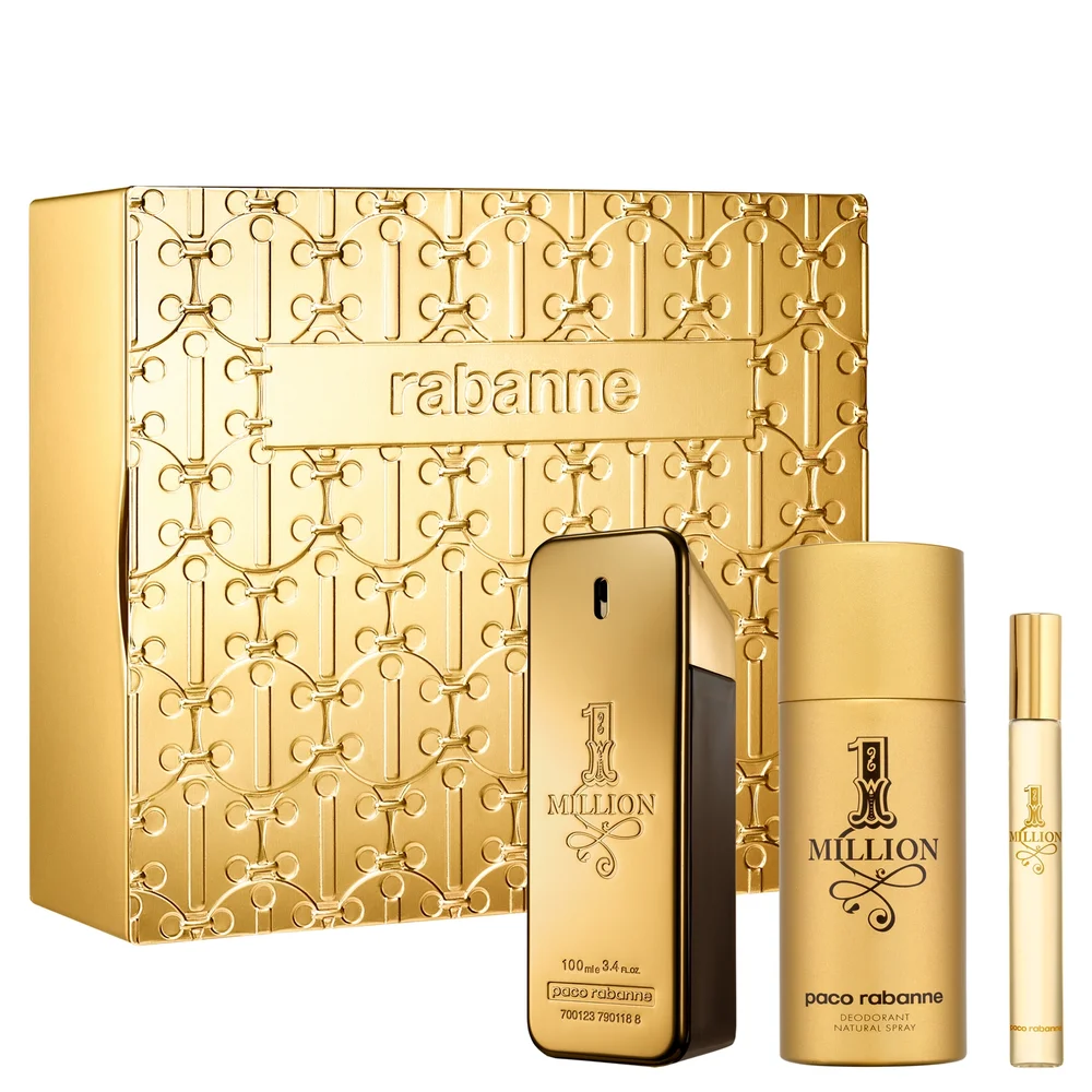 Rabanne Christmas 2023 1 Million Eau de Toilette 100ml Gift Set (Worth £115.60) Image 1