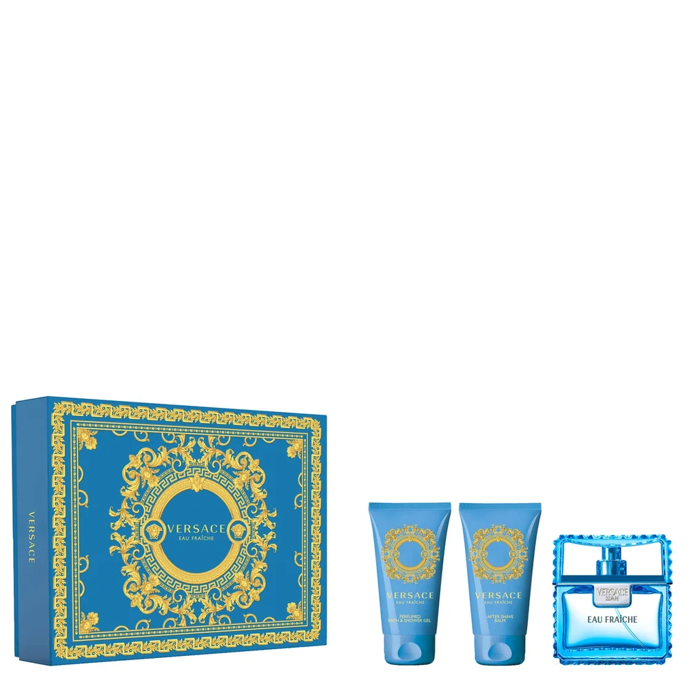 Versace Man Eau Fraiche Eau de Toilette Spray 50ml Gift Set Image 1