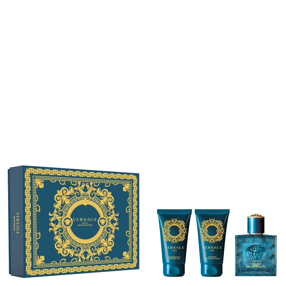 Versace Eros Eau de Toilette Spray 50ml Gift Set Image 1