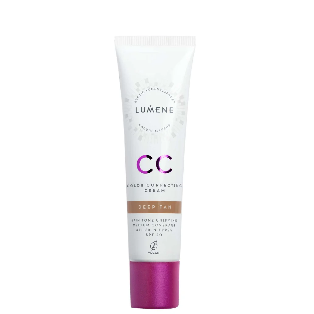 Lumene CC Color Correcting Cream SPF20 Deep Tan 30ml Image 1