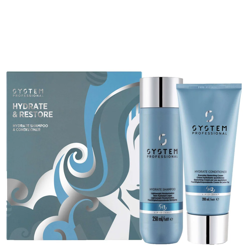 System Professional Gift Set Hydrate & Restore Hair Gift Set (Worth £53.25) Image 1