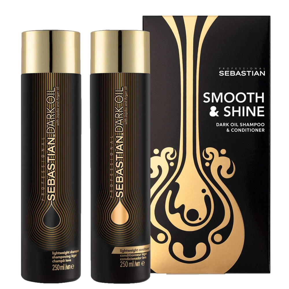 SEBASTIAN PROFESSIONAL Gift Set Dark Oil Smooth & Shine Hair Gift Set (Worth £59.25) Image 1