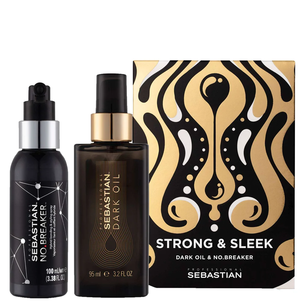 SEBASTIAN PROFESSIONAL Gift Set Dark Oil & No.Breaker Strong & Sleek Hair Gift Set (Worth £59.25) Image 1