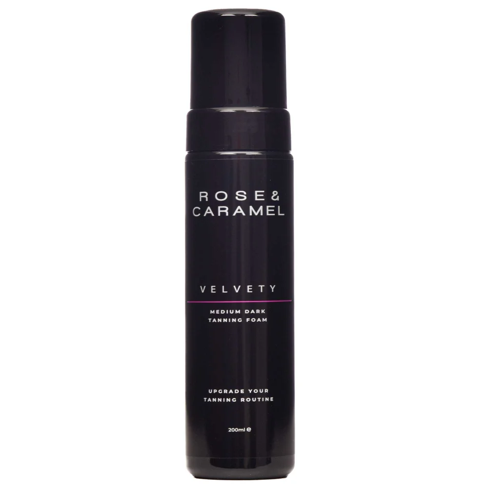 Rose & Caramel Tan Velvety Dark Olive Self Tanning Mousse Medium/Dark 200ml Image 1