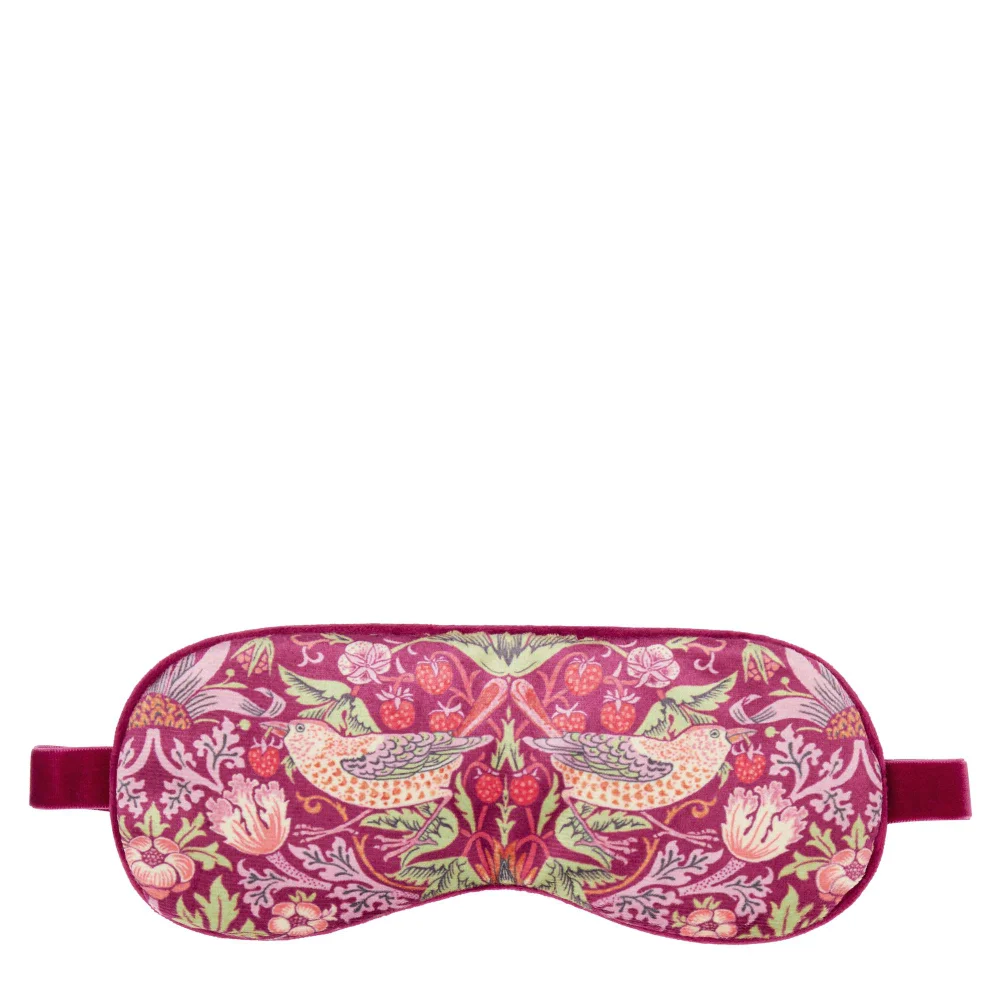 William Morris At Home Gifts & Sets Strawberry Thief Dried Lavender Sleep Mask Image 1