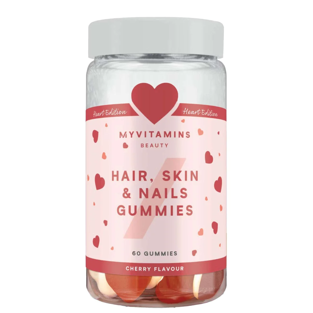 Myvitamins Gummies Hair Skin and Nails Cherry x 60 Image 1