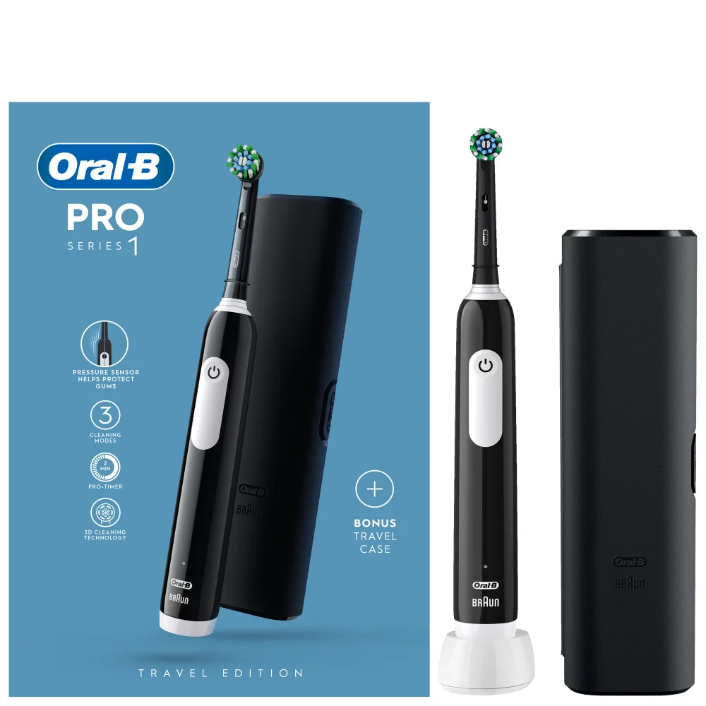 Oral-B Pro 1 Black Electric Toothbrush Image 1