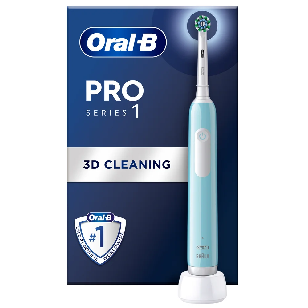 Oral-B Pro 1 Blue Electric Toothbrush Image 1