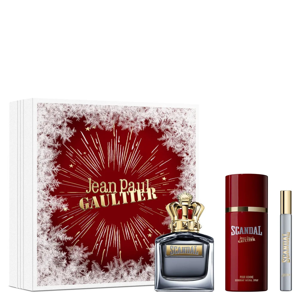 Jean Paul Gaultier Christmas 2023 Scandal Pour Homme Eau de Toilette 100ml Gift Set (Worth £98.30) Image 1