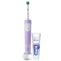 Oral-B Vitality Pro Purple Electric Toothbrush & Toothpaste 75ml - undefined undefined