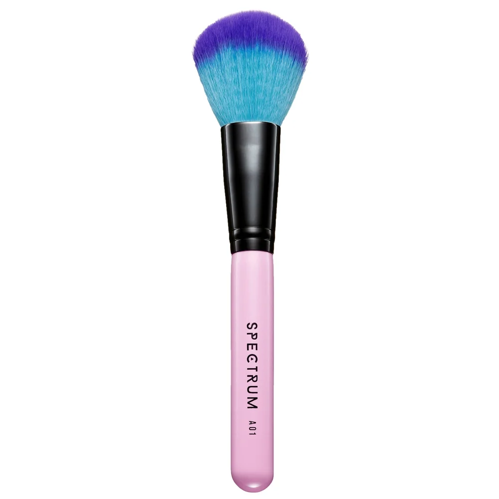 Spectrum Single Brushes Millennial Pink A01 Domed Powder Brush Image 1