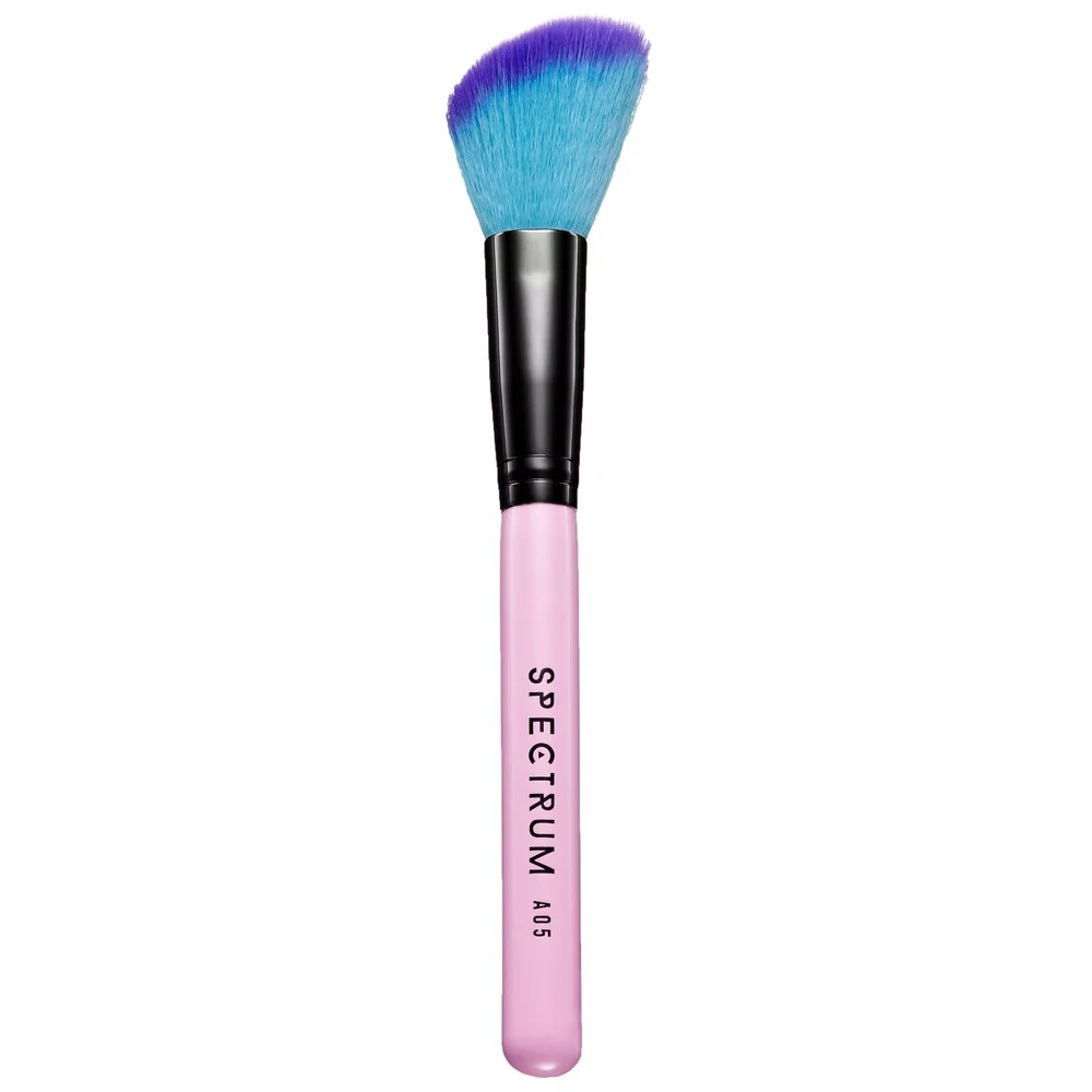 Spectrum Single Brushes Millennial Pink A05 Angled Cheek Brush Image 1