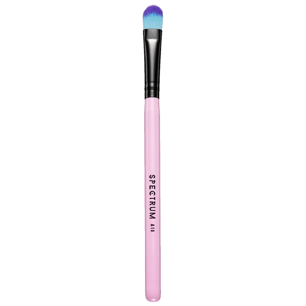 Spectrum Single Brushes Millennial Pink A18 Oval Concealer Brush Image 1