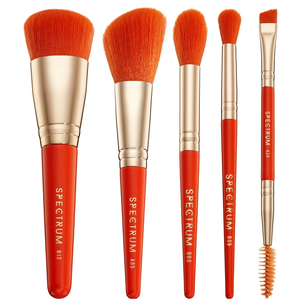 Spectrum Cocktails Spritz Midi 5 Piece Makeup Brush Set Image 1