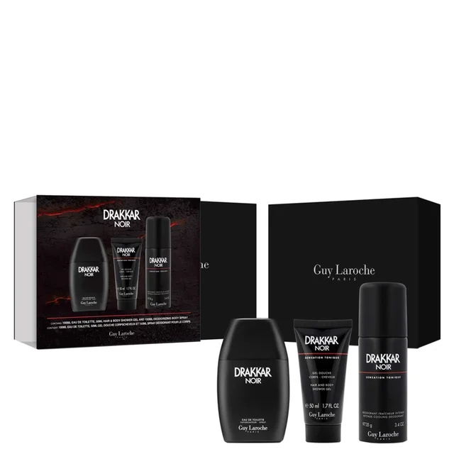 Guy Laroche Drakkar Noir Eau de Toilette Spray 100ml Gift Set