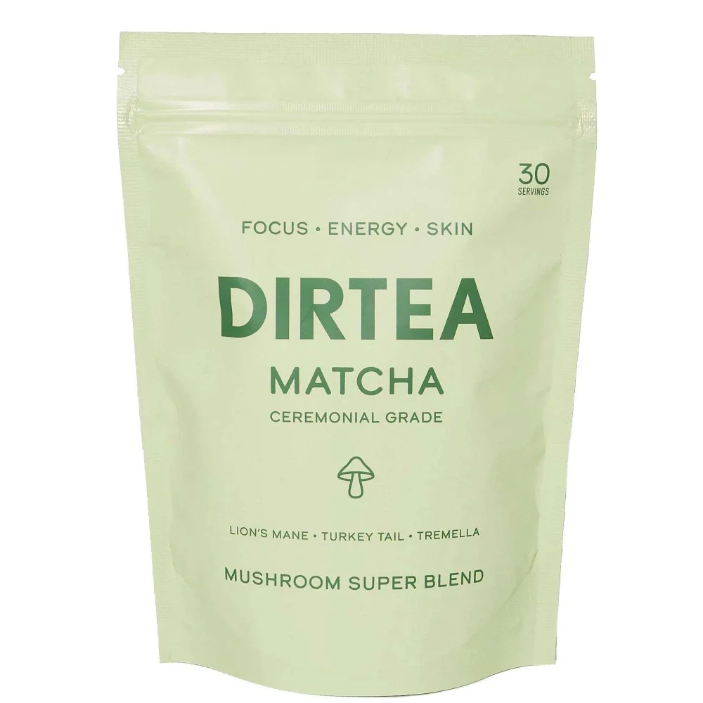 Dirtea Super Blends Energy: Matcha Mushroom Super Blend 180g Image 1