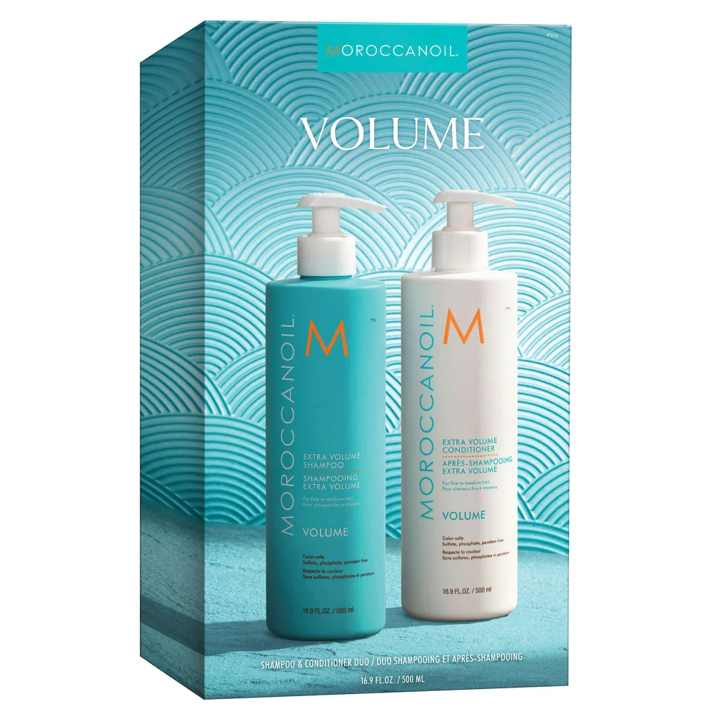 Moroccanoil Gifts & Sets Extra Volume Shampoo & Conditioner 500ml Duo (Worth £83.40) Image 1