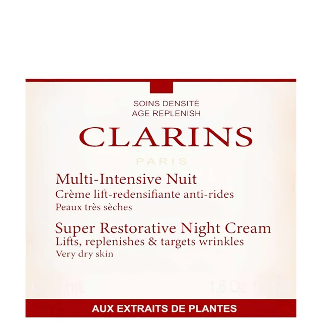 Clarins Super Restorative Night Cream for Very Dry Skin 50ml / 1.6 fl.oz.
