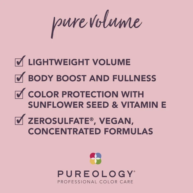 Pureology Duo: Pure Volume Shampoo 266ml & Conditioner 266ml