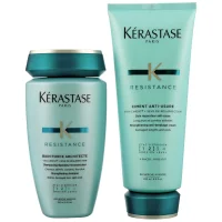 Kérastase Bundles Duo: Resistance Bain Force Architecte Shampoo 250ml & Ciment Anti-Usure 200ml