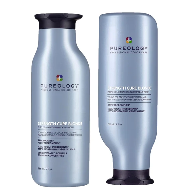 Pureology Duo: Strenth Cure Blonde Shampoo 266ml & Conditioner 266ml
