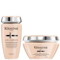 Kérastase Duo: Curl Manifesto Bain Hydratation Shampoo 250ml & Masque Beurre Haute Nutrition 200ml - undefined undefined