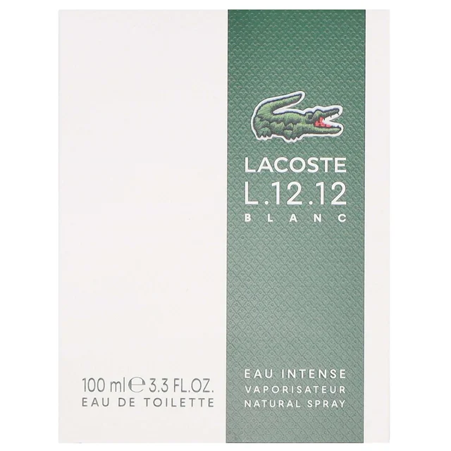 Lacoste L.12.12 Blanc Eau Intense Eau de Toilette Spray 100ml