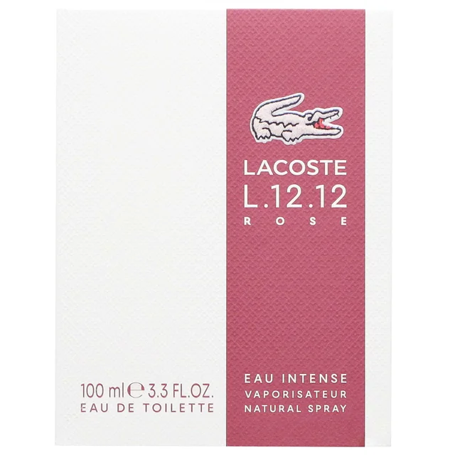Lacoste L.12.12 Rose Eau Intense Eau de Toilette Spray 100ml