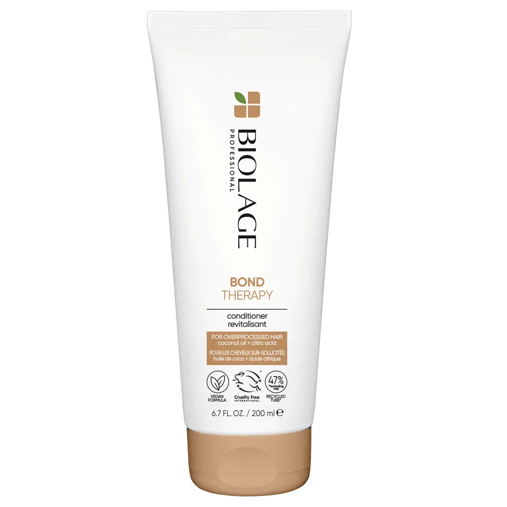 Biolage Bond Therapy Conditioner Infused with Citric Acid and Coconut Oil for Over-Processed Damaged Hair 200ml Image 1