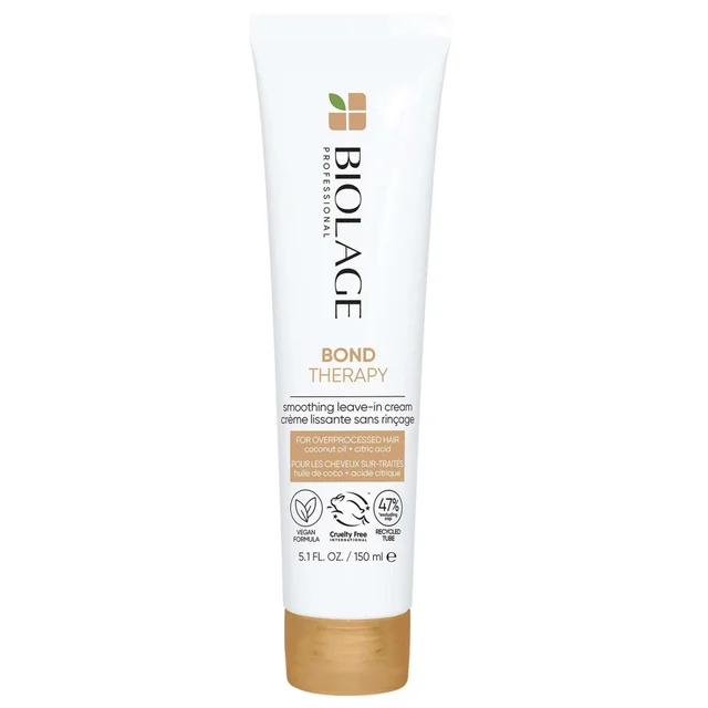 Biolage Bond Therapy Smoothing Leave In Cream for Over Processed Damaged Hair 150ml