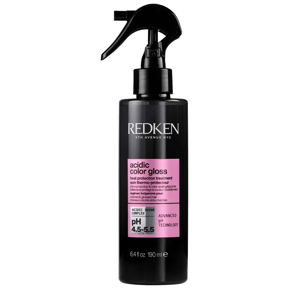 Redken Acidic Color Gloss Heat Protection Leave-In Treatment 230°C Hair Shine Spray 190ml Image 1