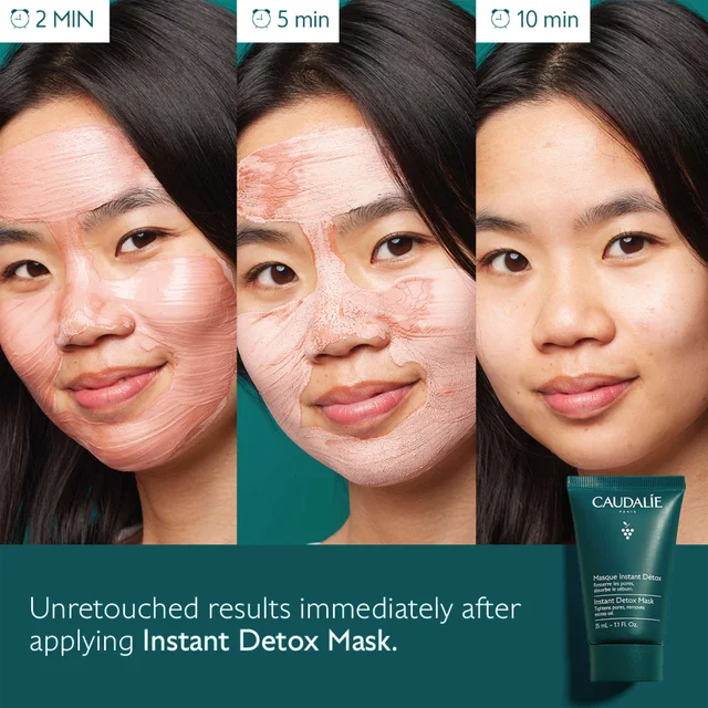Caudalie Vinoclean Mini Pore Minimizing Instant Detox Mask 35ml