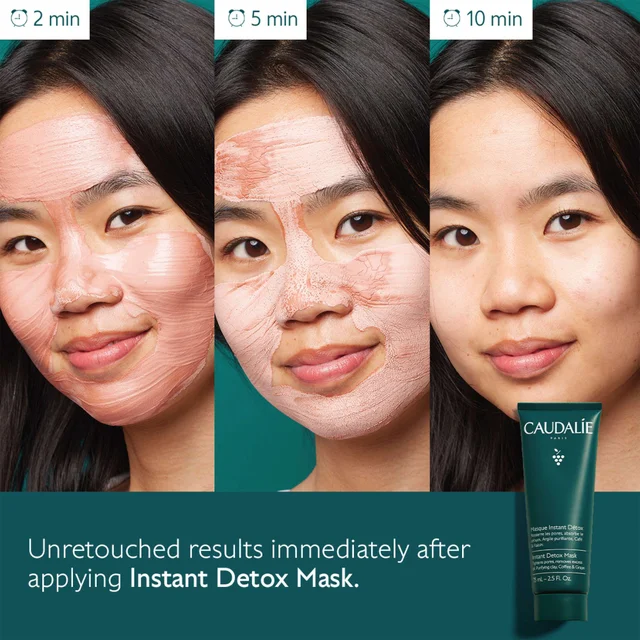 Caudalie Vinoclean Pore Minimizing Instant Detox Mask 75ml