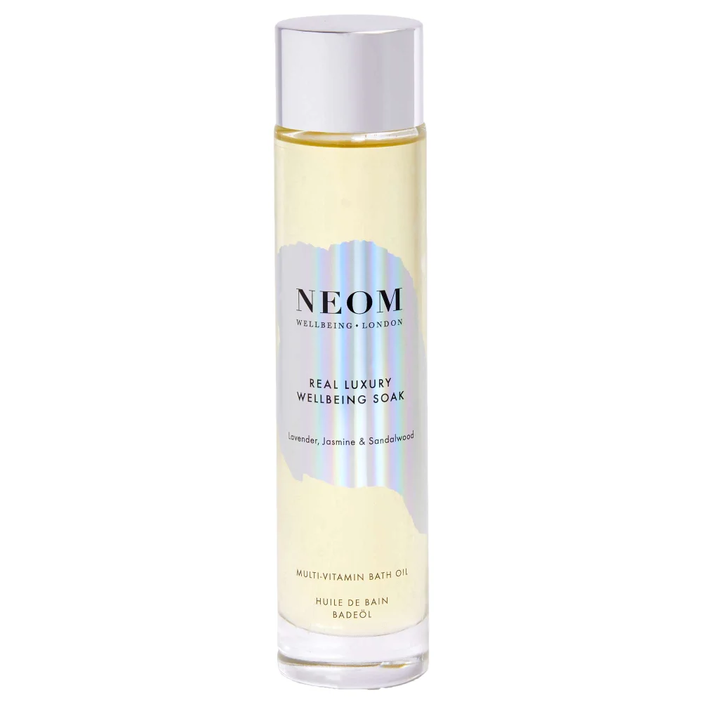 Neom Wellbeing London Scent To De-Stress Real Luxury Wellbeing Soak Multi-Vitamin Bath Oil 100ml Image 1