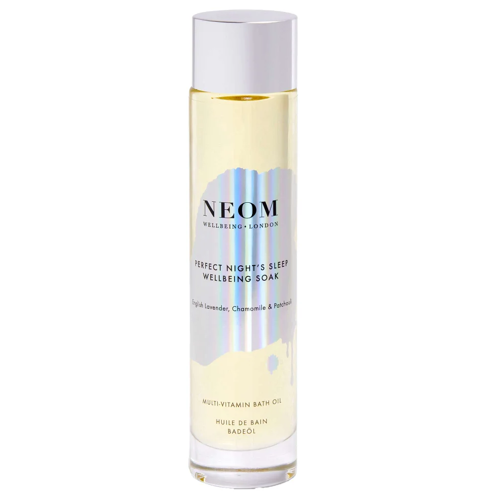 Neom Wellbeing London Scent To Sleep Perfect Night’s Sleep Wellbeing Soak Multi-Vitamin Bath Oil 100ml Image 1