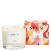 Neom Wellbeing London Scent To Make You Happy Feel Good Vibes 3 Wick Candle 420g