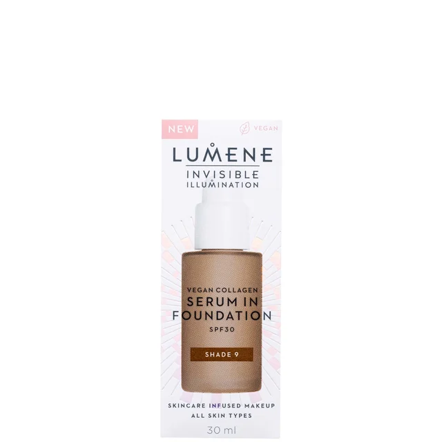 Lumene Invisible Illumination SPF30 Vegan Collagen Serum in Foundation 30ml