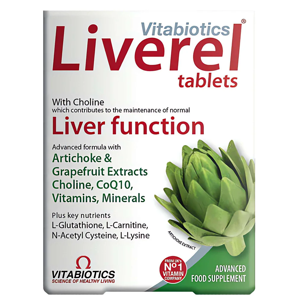 Vitabiotics Liverel 60 Tablets Image 1