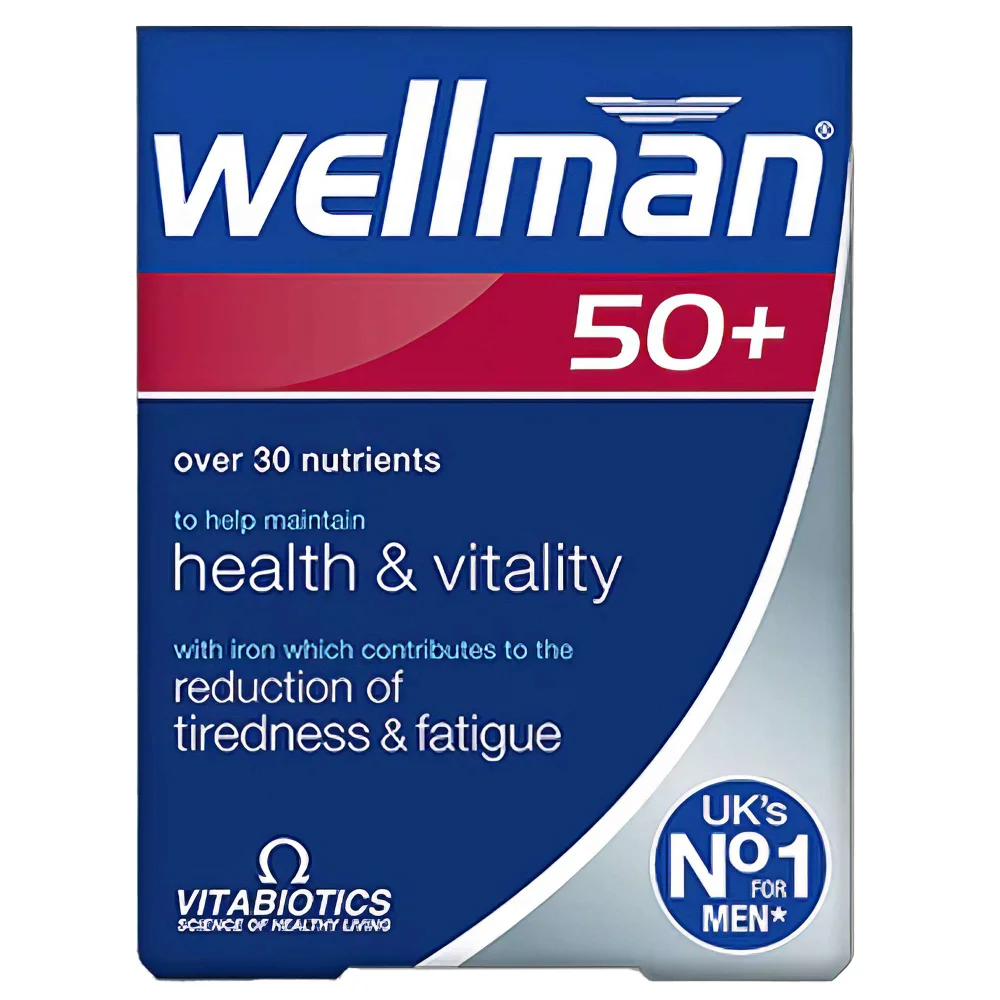 Vitabiotics Wellman 50+ x 30 Tablets Image 1