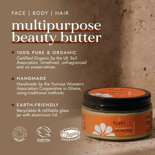 Fushi Organic Shea Butter Original 200g