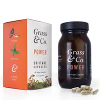 Grass & Co Power Shiitake Mushrooms x 60 Capsules