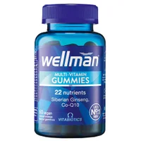 Vitabiotics Wellman Multi-Vitamin Natural Orange Flavour Vegan Gummies x 60 - undefined undefined