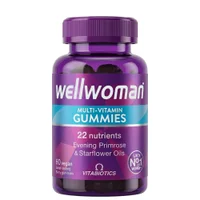 Vitabiotics Wellwoman Multi-Vitamin Natural Berry Flavour Vegan Gummies x 60
