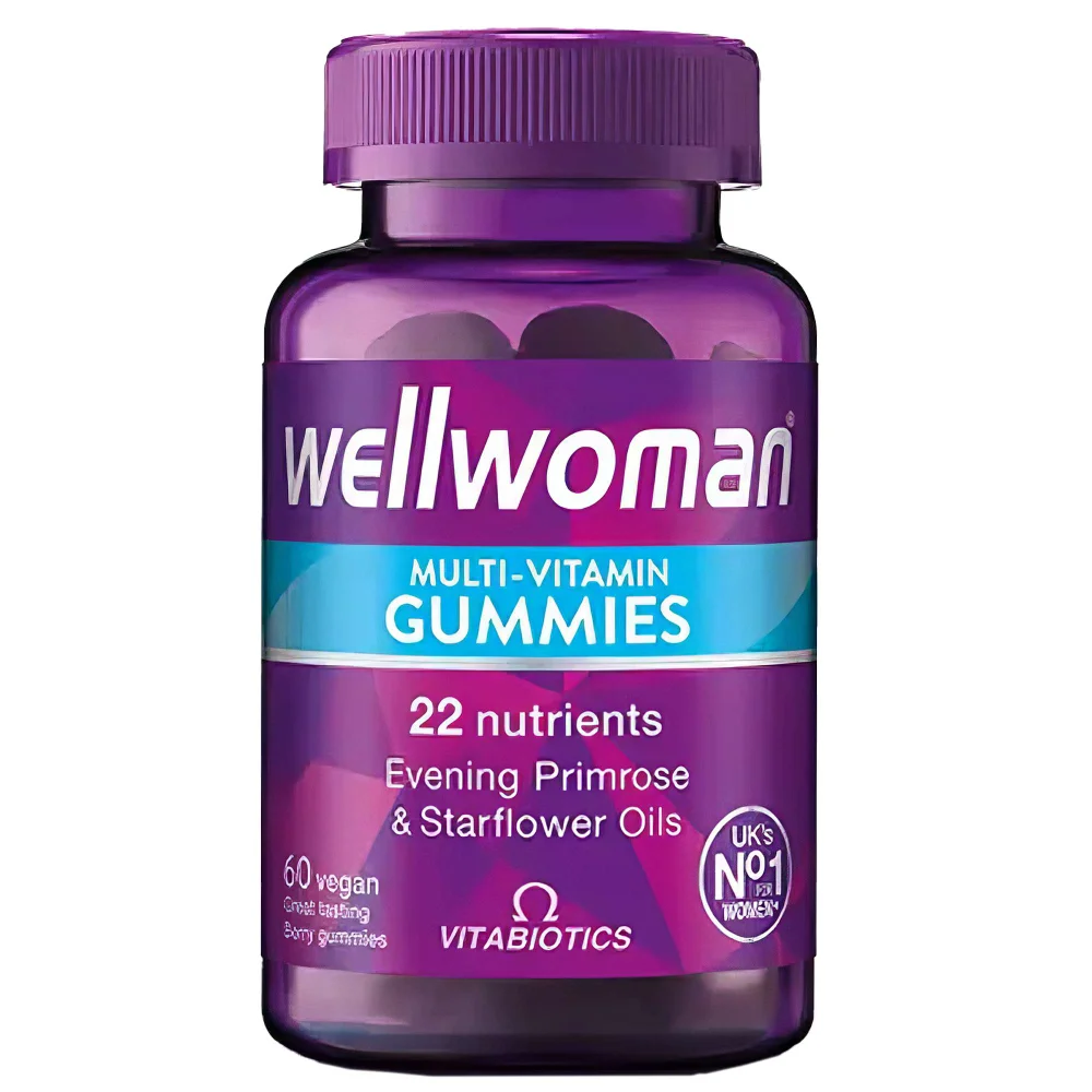 Vitabiotics Wellwoman Multi-Vitamin Natural Berry Flavour Vegan Gummies x 60 Image 1