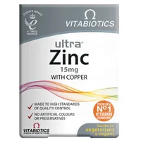 Vitabiotics Ultra Zinc 15mg with Copper Tablets x 60 - undefined undefined