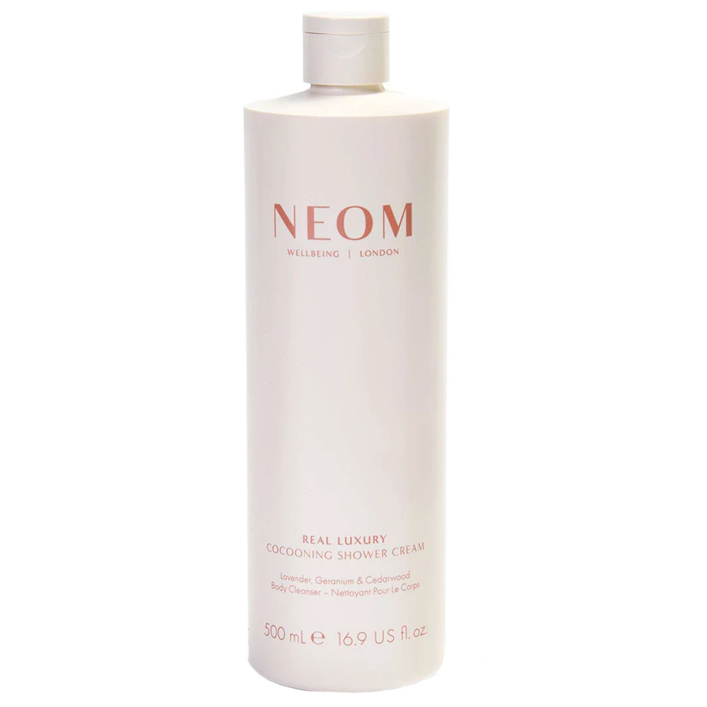 Neom Wellbeing London Scent To De-Stress Real Luxury Cocooning Shower Cream 500ml Image 1