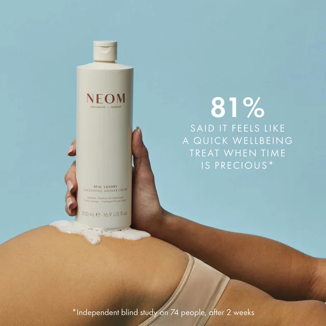 Neom Wellbeing London Scent To De-Stress Real Luxury Cocooning Shower Cream 500ml