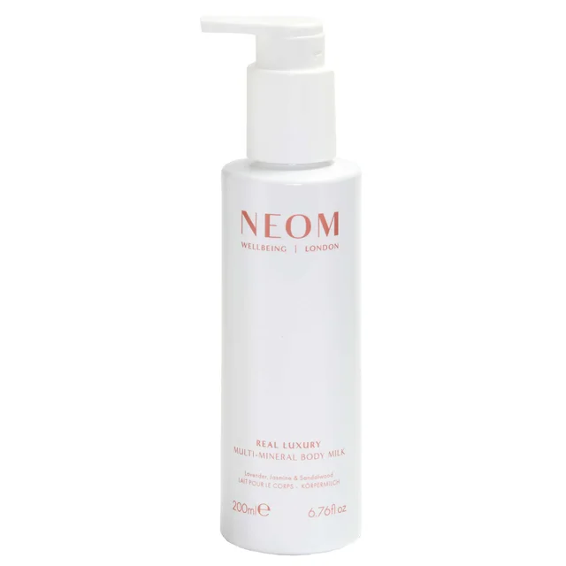 Neom Wellbeing London Scent To De-Stress Real Luxury Multi-Mineral Body Milk 200ml