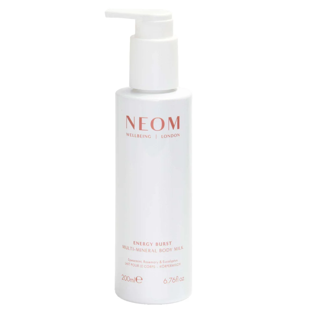Neom Wellbeing London Scent To Boost Your Energy Energy Burst Multi-Mineral Body Milk 200ml Image 1