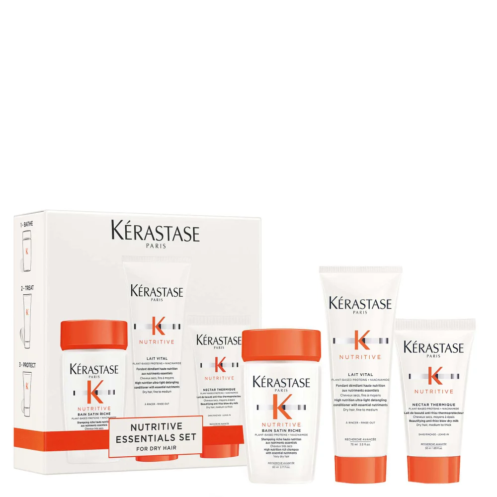 Kérastase Nutritive Discovery Gift Set for Dry Hair with Niacinamide (Worth £27) Image 1
